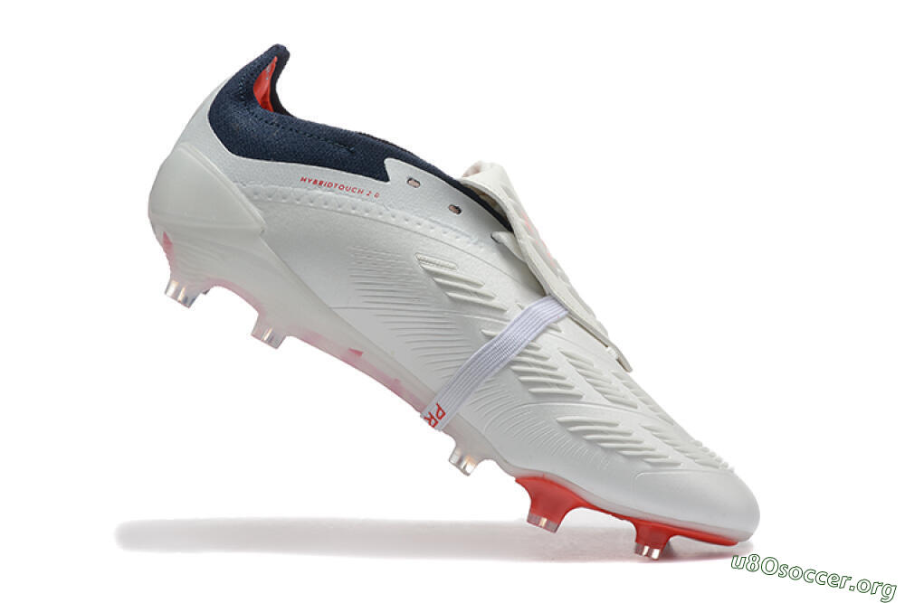 Adidas Predator 25 Elite Foldover Tongue FG Football Boots - Beige/Blue/Red 7