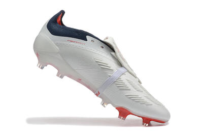 Adidas Predator 25 Elite Foldover Tongue FG Football Boots - Beige/Blue/Red