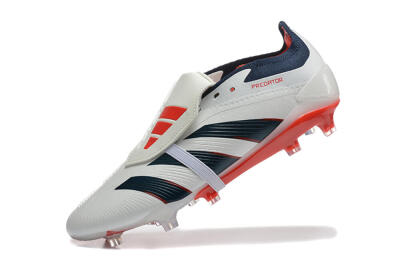 Adidas Predator 25 Elite Foldover Tongue FG Football Boots - Beige/Blue/Red