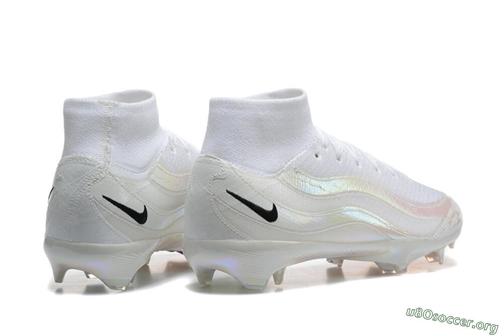 Nike Air Zoom Mercurial Superfly 10 Elite FG Football Boots - White/Black 9