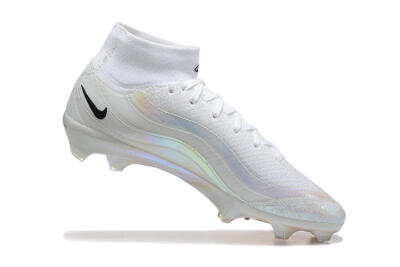 Nike Air Zoom Mercurial Superfly 10 Elite FG Football Boots - White/Black
