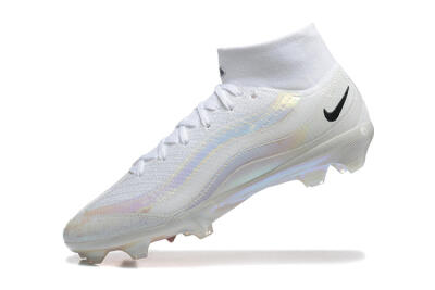 Nike Air Zoom Mercurial Superfly 10 Elite FG Football Boots - White/Black