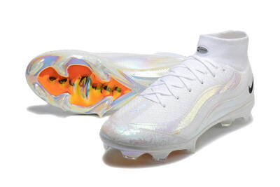 Nike Air Zoom Mercurial Superfly 10 Elite FG Football Boots - White/Black