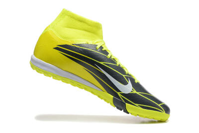 Nike Air Zoom Mercurial Superfly 10 Elite TF Football Shoes - Yellow/Black/White