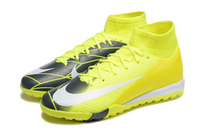Nike Air Zoom Mercurial Superfly 10 Elite TF Football Shoes - Yellow/Black/White