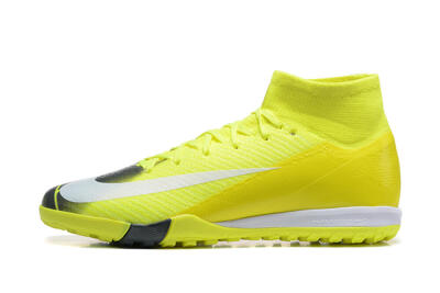Nike Air Zoom Mercurial Superfly 10 Elite TF Football Shoes - Yellow/Black/White