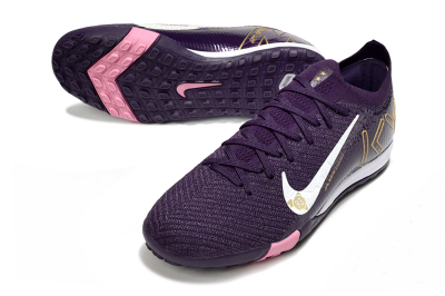Nike Air Zoom Mercurial Vapor 16 Elite TF Football Shoes - Purple/White/Gold