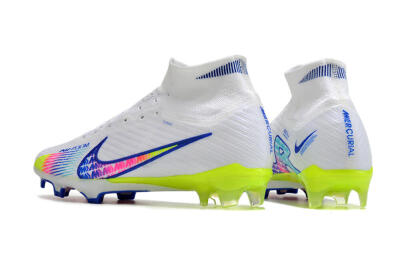 Nike Air Zoom Mercurial Superfly 10 Elite FG Football Boots - White/Blue/Pink