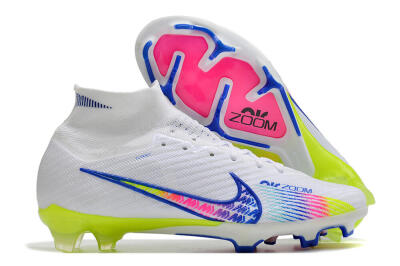 Nike Air Zoom Mercurial Superfly 10 Elite FG Football Boots - White/Blue/Pink