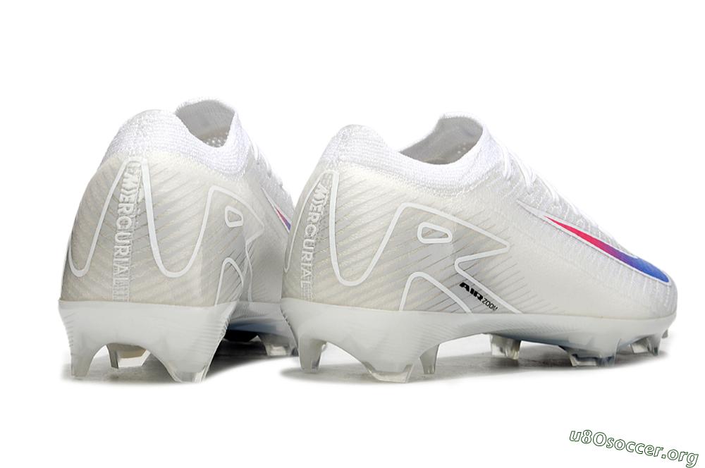 Nike Air Zoom Mercurial Vapor 16 Elite FG Football Boots - White/Blue/Pink 7