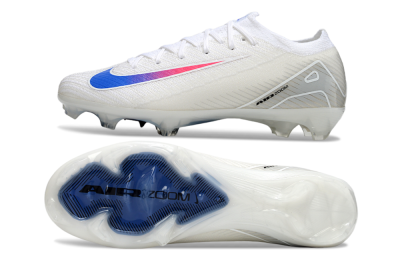 Nike Air Zoom Mercurial Vapor 16 Elite FG Football Boots - White/Blue/Pink