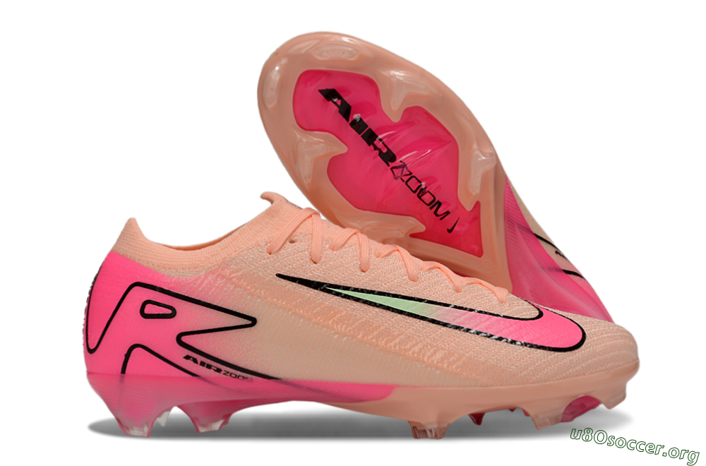 Nike Air Zoom Mercurial Vapor 16 Elite FG Football Boots - Pink/Black 2