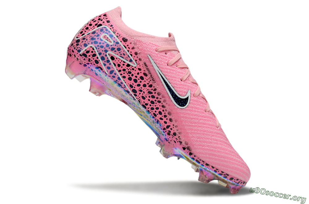 Nike Air Zoom Mercurial Vapor 16 Elite FG Football Boots - Pink/White/Leopard 5