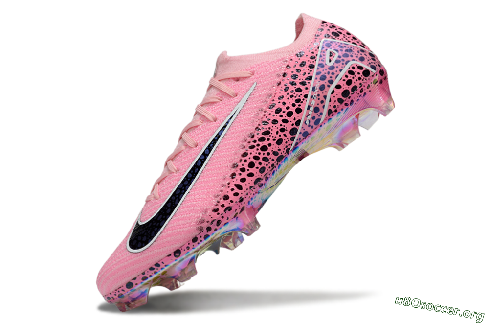 Nike Air Zoom Mercurial Vapor 16 Elite FG Football Boots - Pink/White/Leopard 6