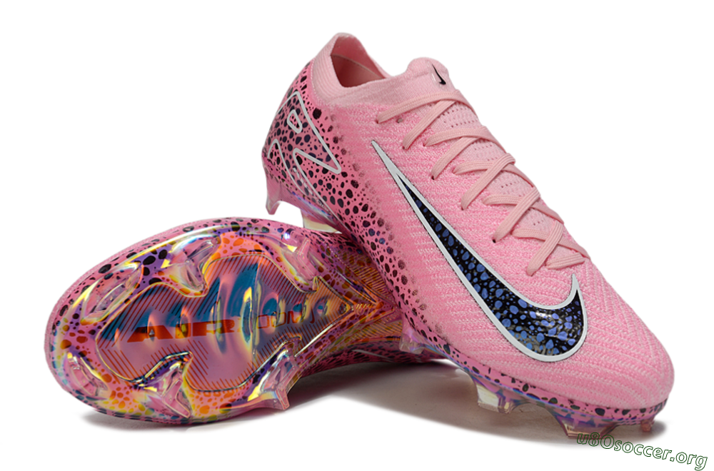 Nike Air Zoom Mercurial Vapor 16 Elite FG Football Boots - Pink/White/Leopard 4