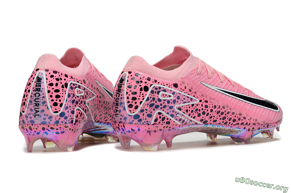 Nike Air Zoom Mercurial Vapor 16 Elite FG Football Boots - Pink/White/Leopard 7