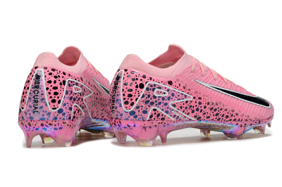 Nike Air Zoom Mercurial Vapor 16 Elite FG Football Boots - Pink/White/Leopard
