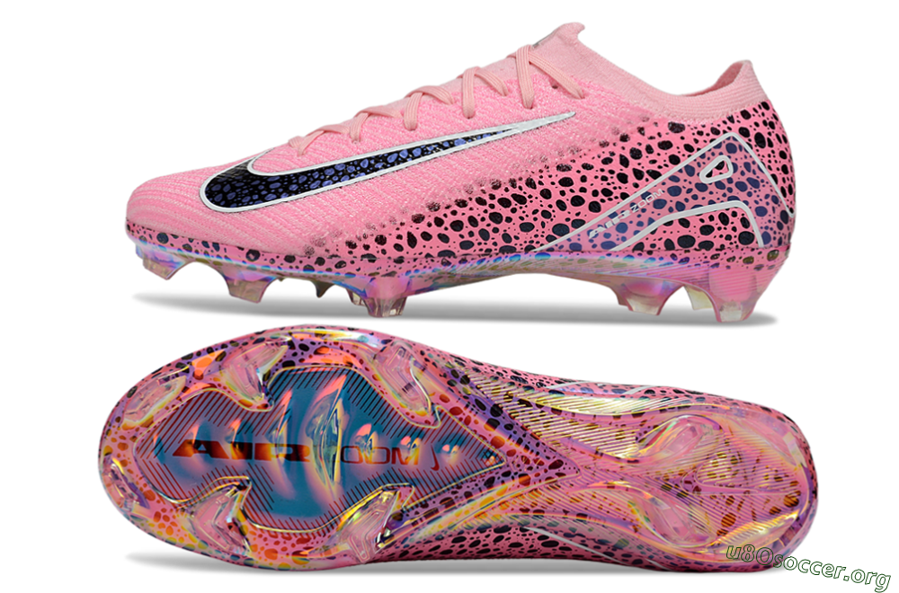 Nike Air Zoom Mercurial Vapor 16 Elite FG Football Boots - Pink/White/Leopard 1