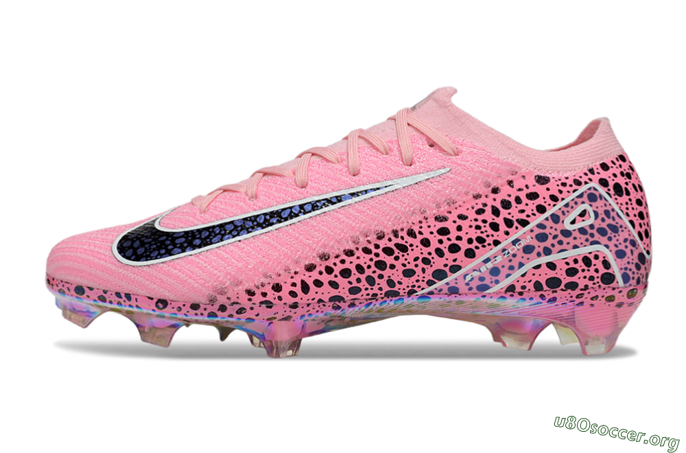 Nike Air Zoom Mercurial Vapor 16 Elite FG Football Boots - Pink/White/Leopard 3
