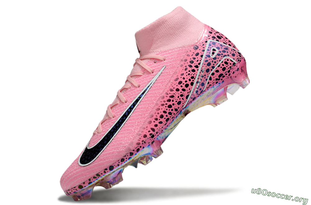 Nike Air Zoom Mercurial Superfly 10 Elite FG Football Boots - Pink/White/Leopard 6