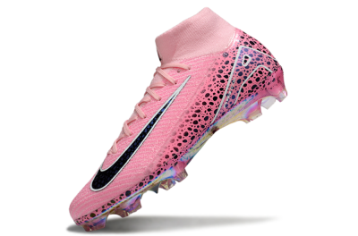 Nike Air Zoom Mercurial Superfly 10 Elite FG Football Boots - Pink/White/Leopard