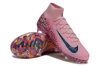 Nike Air Zoom Mercurial Superfly 10 Elite FG Football Boots - Pink/White/Leopard