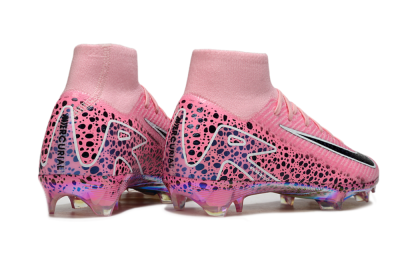 Nike Air Zoom Mercurial Superfly 10 Elite FG Football Boots - Pink/White/Leopard