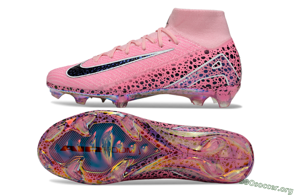 Nike Air Zoom Mercurial Superfly 10 Elite FG Football Boots - Pink/White/Leopard 1