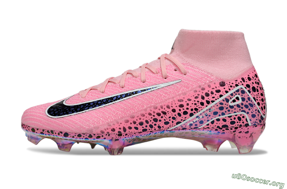 Nike Air Zoom Mercurial Superfly 10 Elite FG Football Boots - Pink/White/Leopard 3