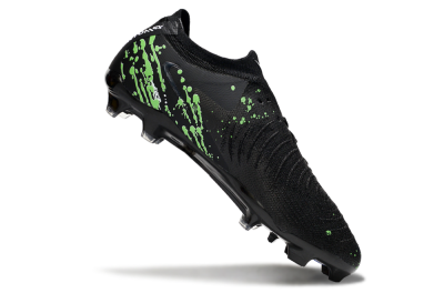 Nike Phantom GX 2 Elite FG Football Boots - Black/Green/White
