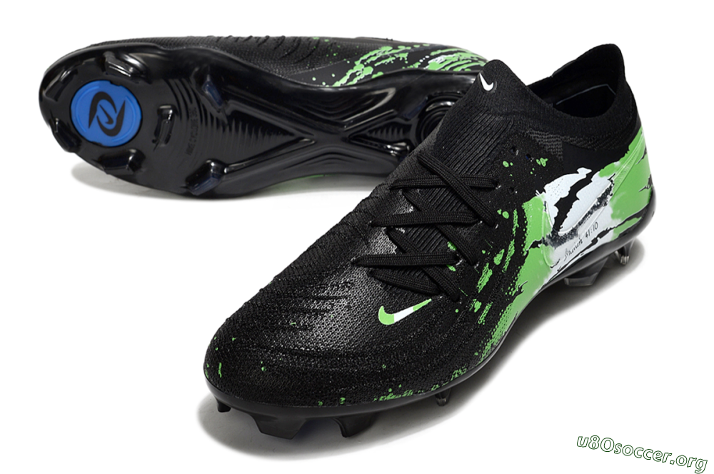 Nike Phantom GX 2 Elite FG Football Boots - Black/Green/White 0