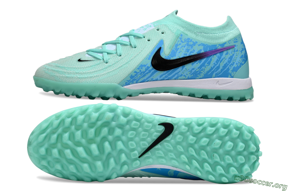 Nike Phantom GX 2 Elite TF Football Shoes - Jade/Blue/Black 1