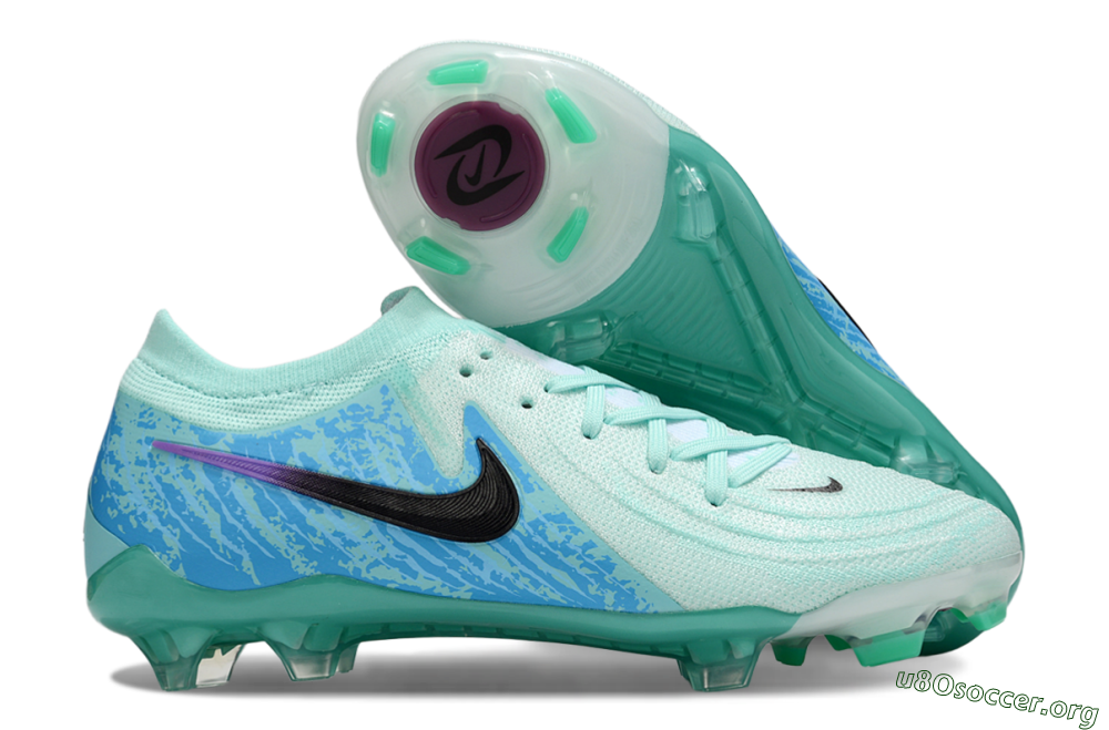 Nike Phantom GX 2 Elite FG Football Boots - Jade/Blue/Black 2