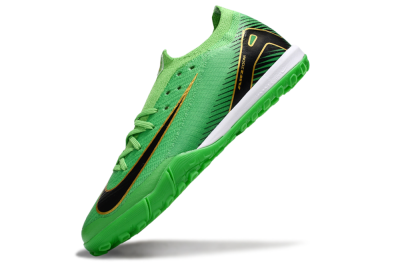 Nike Air Zoom Mercurial Vapor 16 Elite TF Football Shoes - Green/Gold/Black