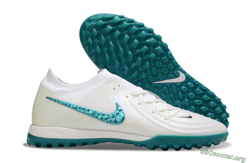 Nike Phantom GX 2 Elite TF Football Shoes - Beige/Green 2