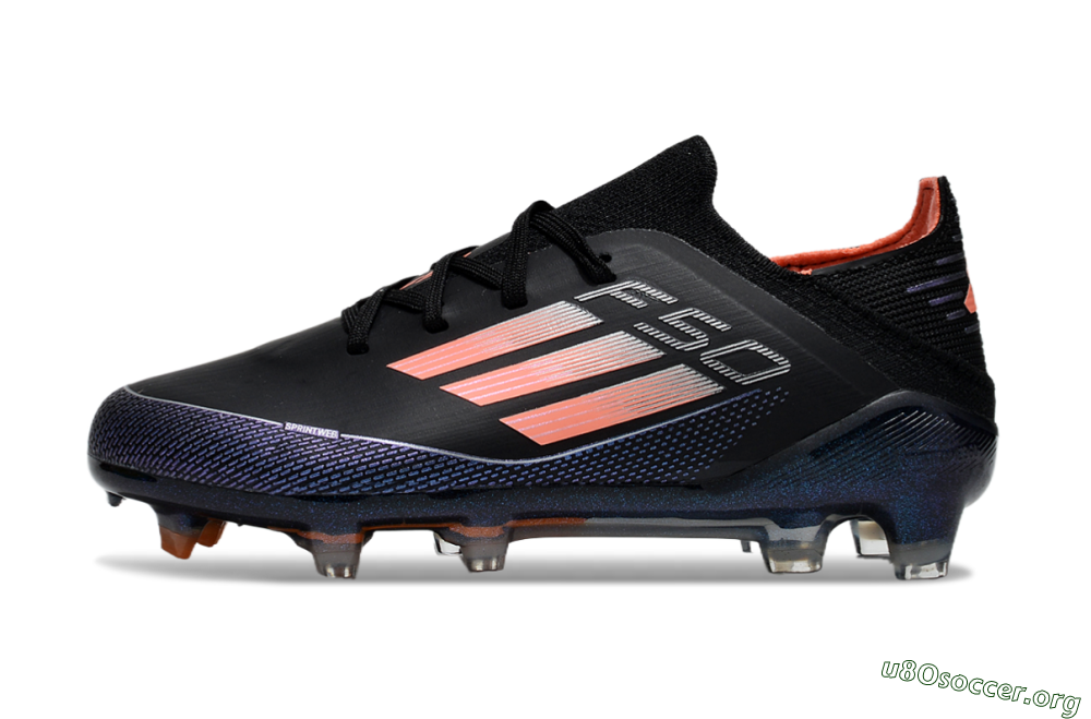 Adidas F50 Elite FG Football Boots - Black/Pink/Blue 2