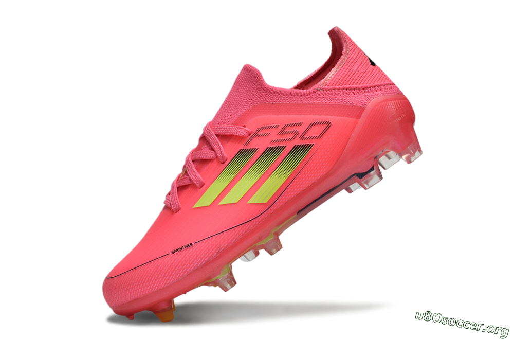 Adidas F50 Elite FG Football Boots - Red/Gold 4