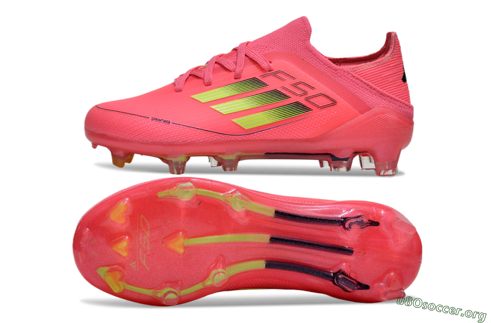 Adidas F50 Elite FG Football Boots - Red/Gold 1