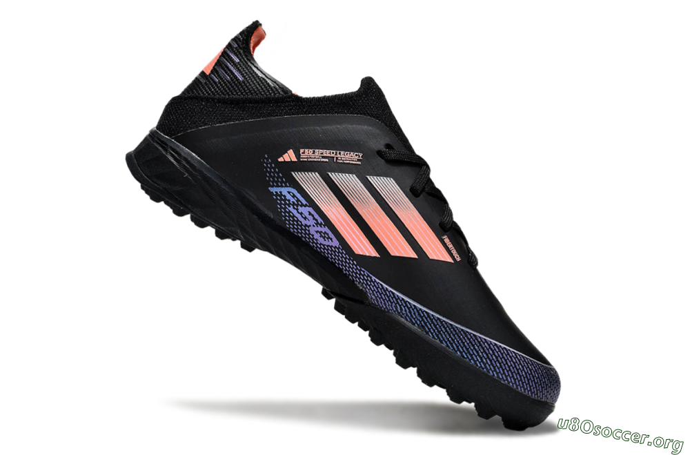 Adidas F50 Elite TF Football Shoes - Black/Pink/Blue 0