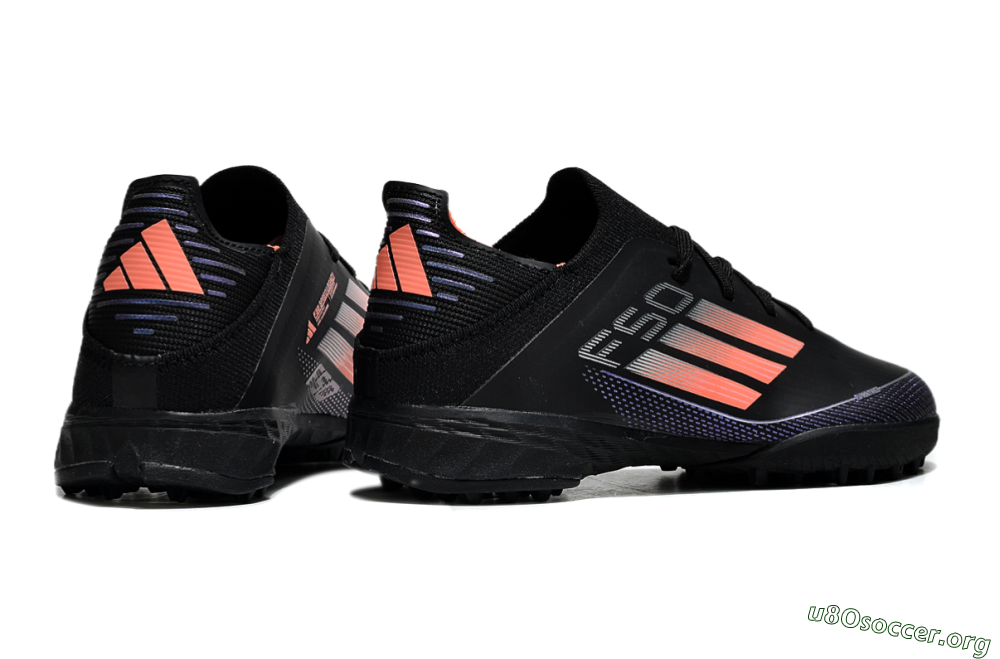 Adidas F50 Elite TF Football Shoes - Black/Pink/Blue 5