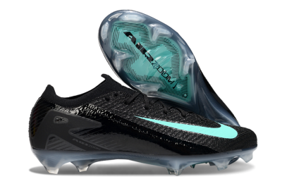 Nike Air Zoom Mercurial Vapor 16 Elite FG Football Boots - Black/Jade