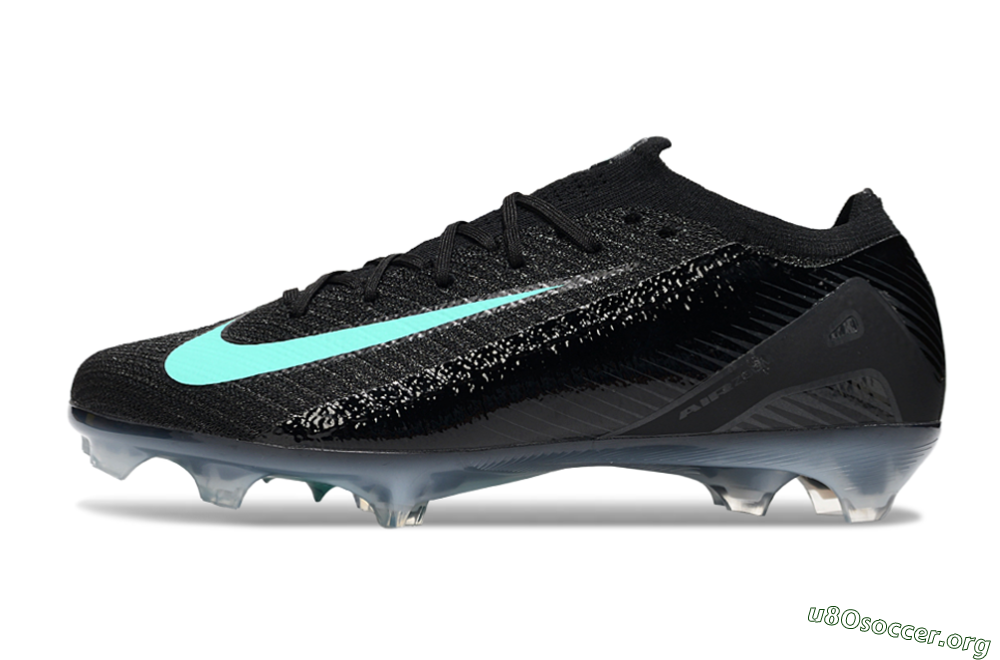 Nike Air Zoom Mercurial Vapor 16 Elite FG Football Boots - Black/Jade 3