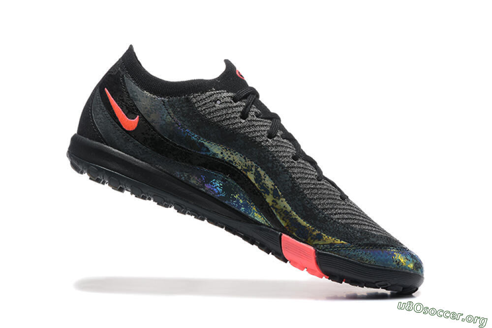 Nike Air Zoom Mercurial Vapor 16 Elite TF Football Shoes - Black/Grey/Pink 7