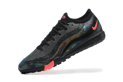Nike Air Zoom Mercurial Vapor 16 Elite TF Football Shoes - Black/Grey/Pink