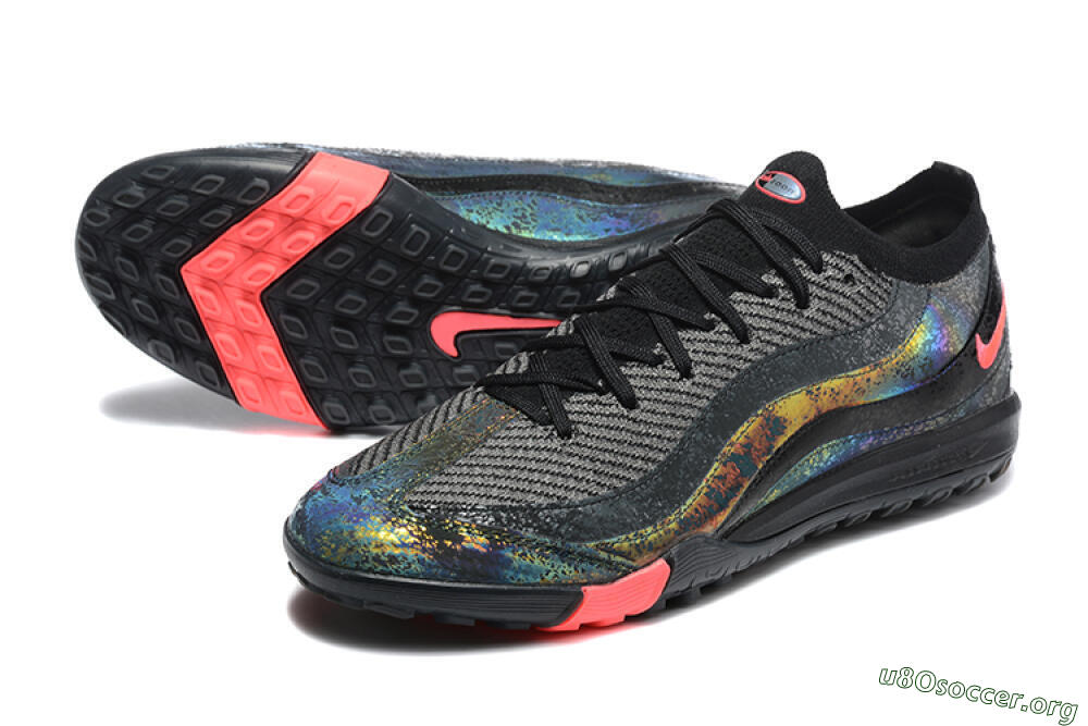 Nike Air Zoom Mercurial Vapor 16 Elite TF Football Shoes - Black/Grey/Pink 0