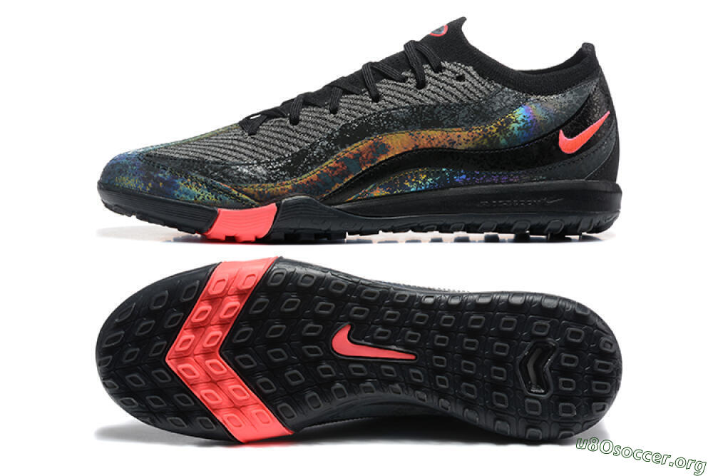Nike Air Zoom Mercurial Vapor 16 Elite TF Football Shoes - Black/Grey/Pink 1