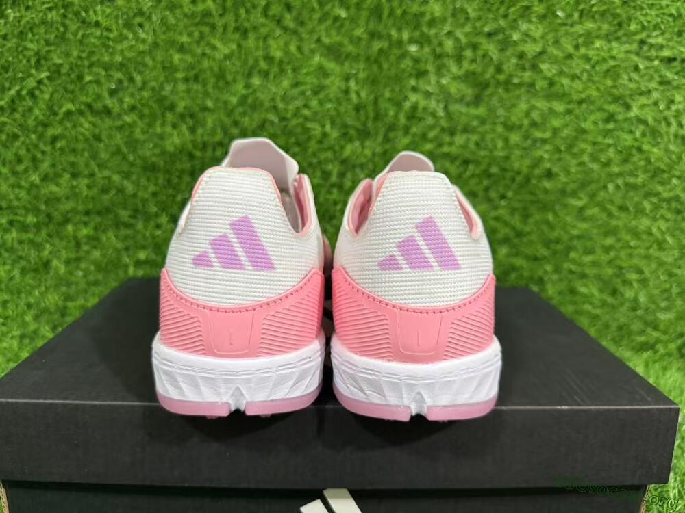 Adidas F50 Pro TF Football Shoes - Pink/Gold/White