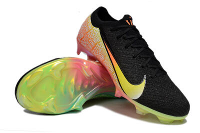 Nike Air Zoom Mercurial Vapor 16 Elite FG Football Boots - Black/Orange/Yellow