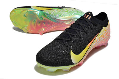 Nike Air Zoom Mercurial Vapor 16 Elite FG Football Boots - Black/Orange/Yellow