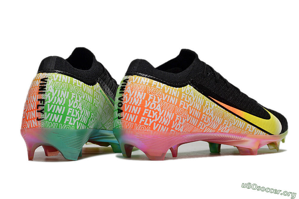 Nike Air Zoom Mercurial Vapor 16 Elite FG Football Boots - Black/Orange/Yellow 7